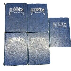 Lot Of 5 Vintage 1977 New Songs Of Inspiration Vol.10 Hardcover